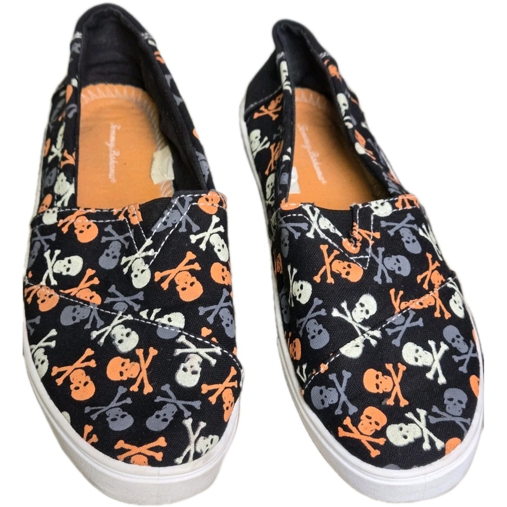 Tommy Bahama Women's‎ Slip on Glow In The Dark Skull Shoes Women's Size 9 Grunge